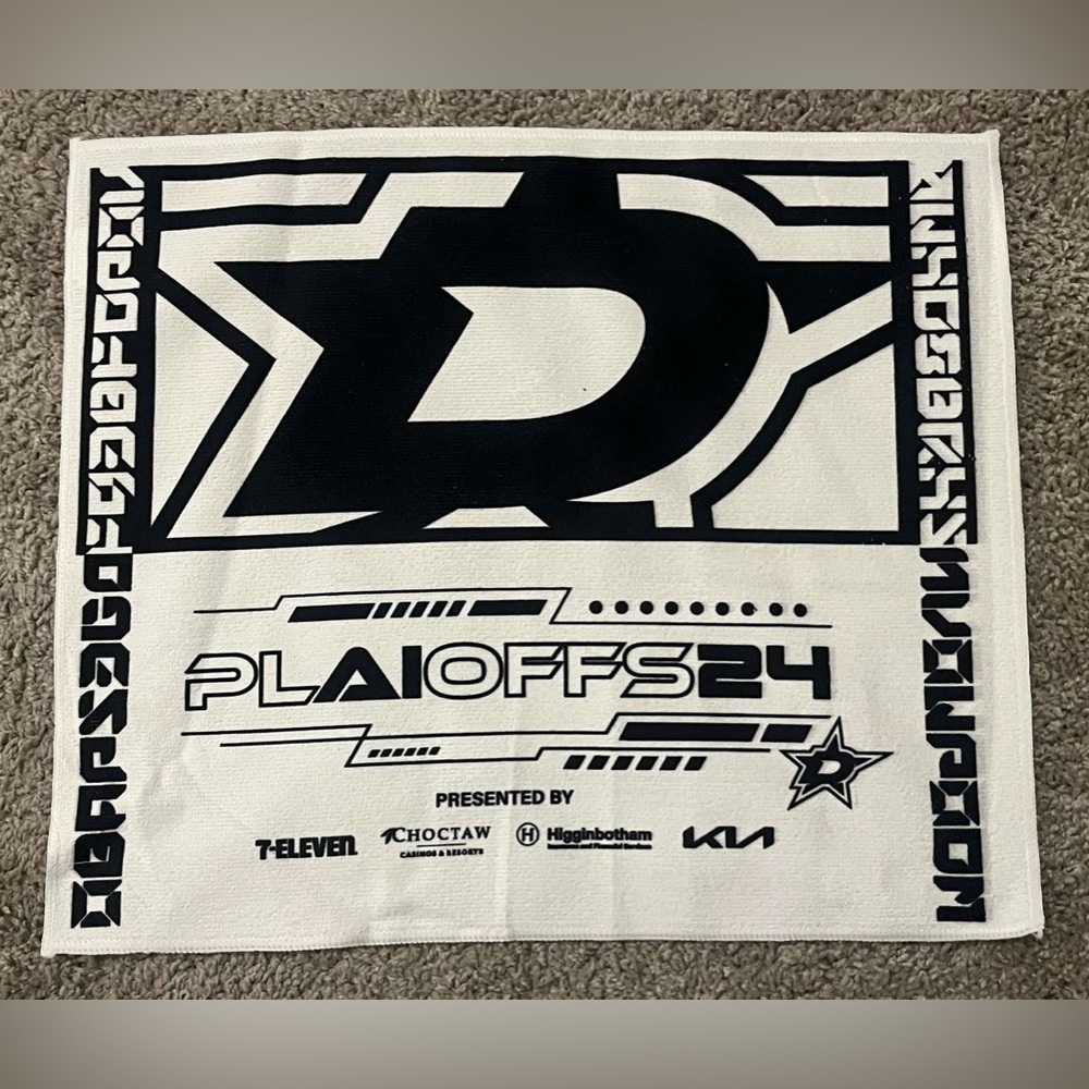 Dallas Stars 2024 NHL Playoffs Rally Towel Round 3 Game 1 vs Edmonton Oilers